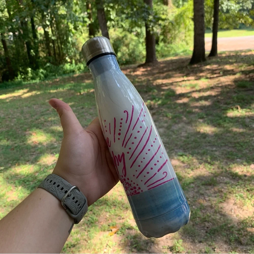 Natural Life Live Happy Water Bottle
